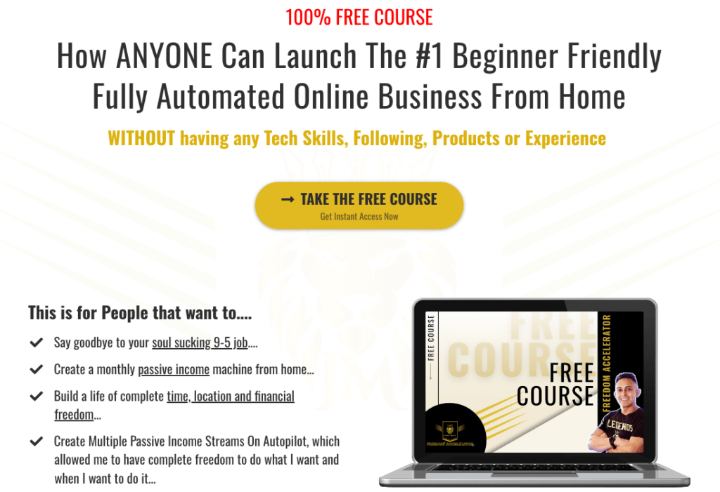 jonathan montoya's free affiliate marketing course