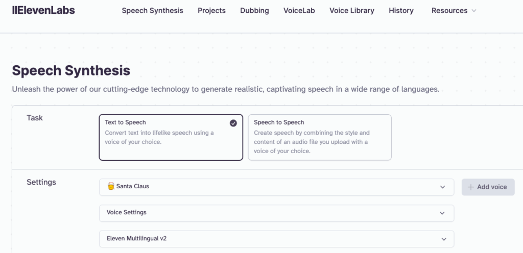 Get the Facts: An In-Depth ElevenLabs Review 2 elevenlabs home page